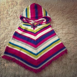 Little girls Sz 3t Carter’s poncho
